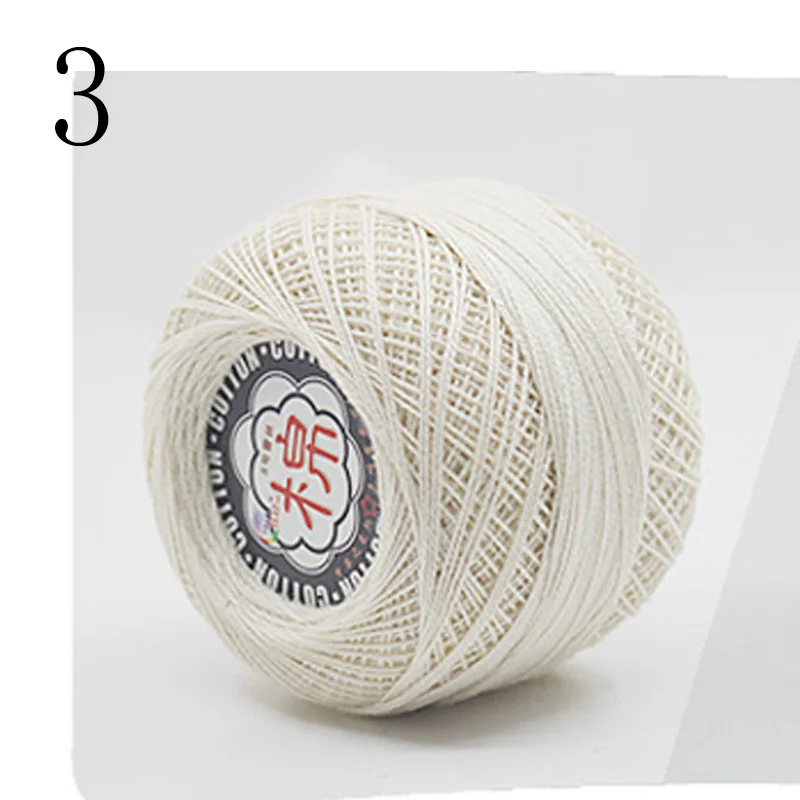 3 45 г/шт. 2ply Soft кружева хлопчатобумажной пряжи Красивая смесь цветов для ребенка руки Вязание кукольный свитер шапка шарф - Цвет: 3