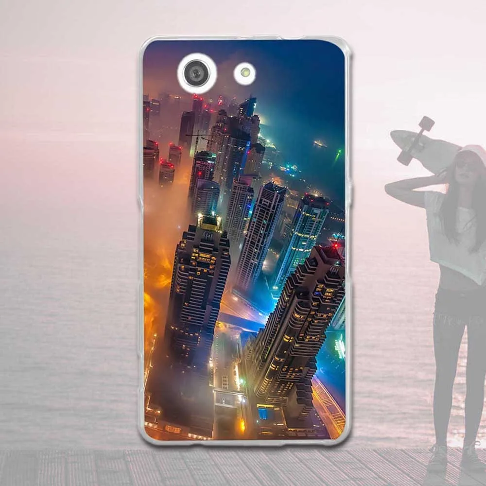 5 ТПУ чехол для sony Xperia Z3 Compact D5803 D5833 мягкий силиконовый задний чехол-накладка с принтом для sony Z3 Mini 4,6 дюймов чехлы - Цвет: 5