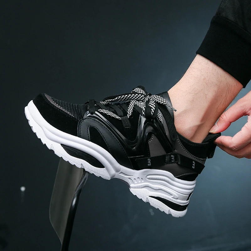 Casual Shoes Men Breathable Sneakers high quality adults Masculino New Trend Fashion Cheap Lace Up Color matching Zapatilla | Обувь