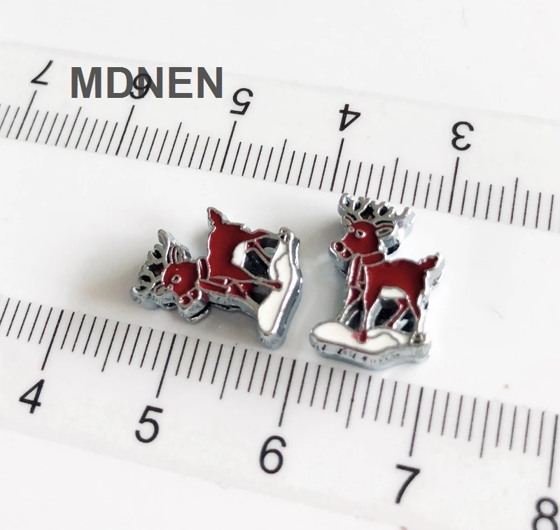 10 шт. DIY аксессуары из сплава 8 мм Elk Slide Charm Bead ошейник для собак|Подвески| |