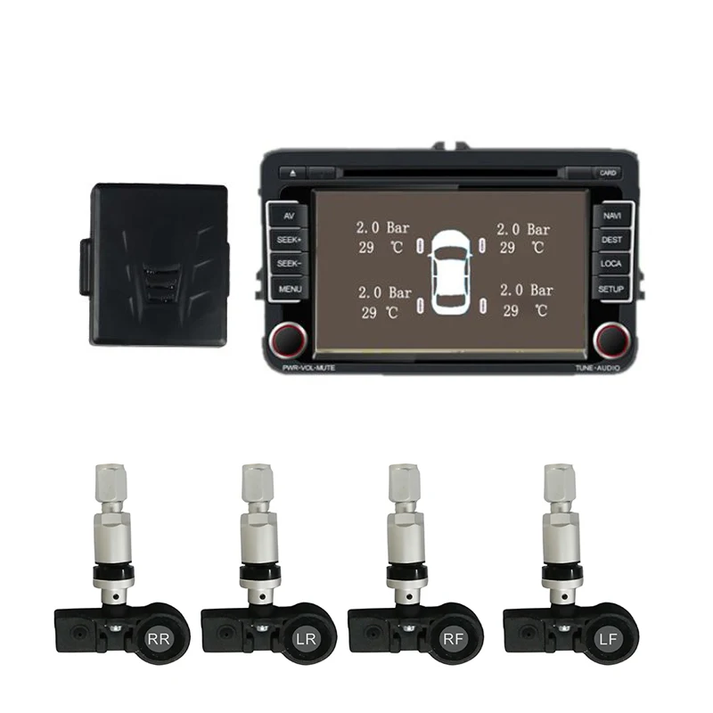 Lenvio Car TPMS система мониторинга давления в шинах для Автомобильный dvd плеер на