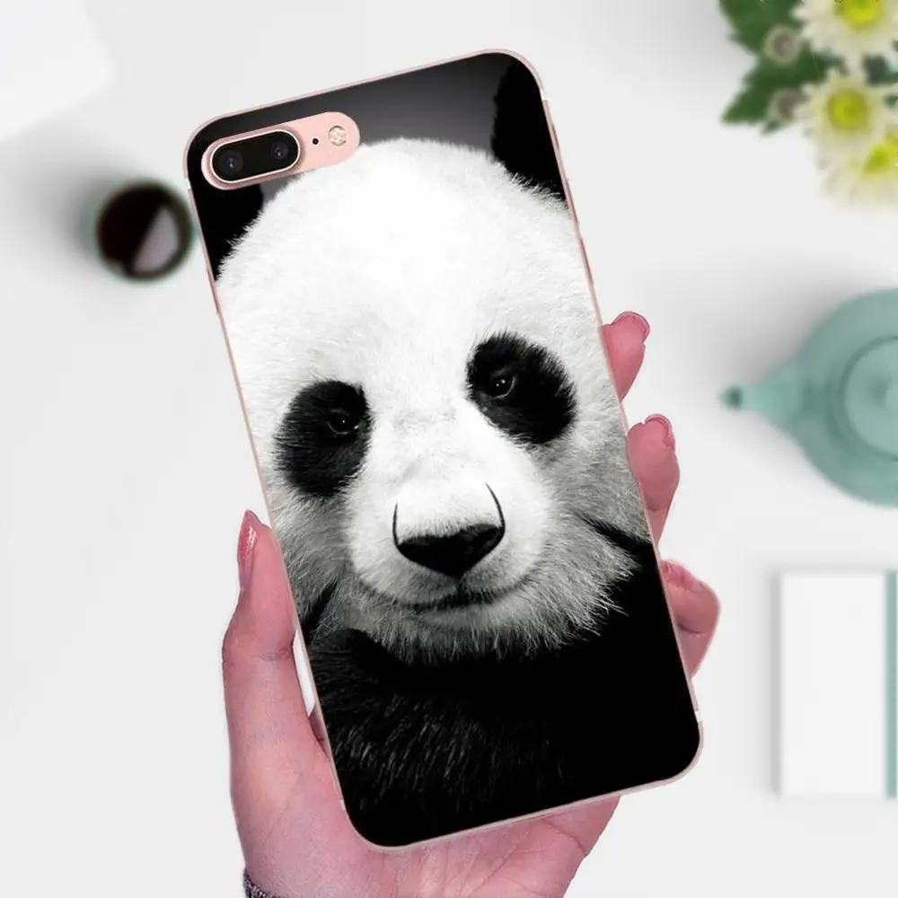 Мягкий TPU Новый Стильный Уникальный Чехол Для Xiaomi Redmi Note 2 3 3S 4 4A 4X 5 5A 6 6A Pro Plus Милый Прекрасный Панда Новинка
