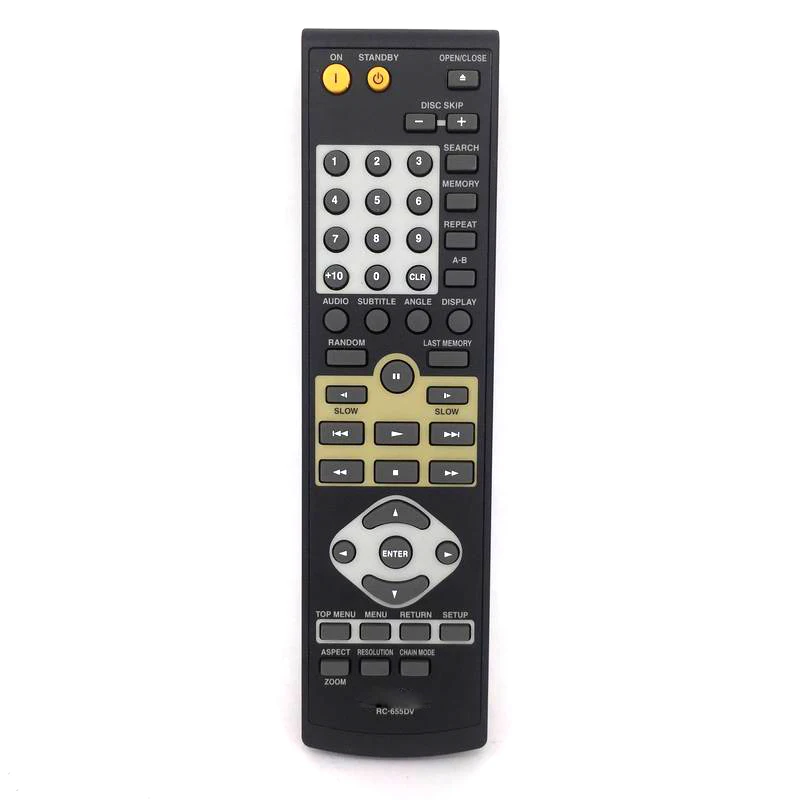 90%NEW Original For Onkyo RC-655DV Remote Control DVD Player DV-CP704 DV-CP704S Tested