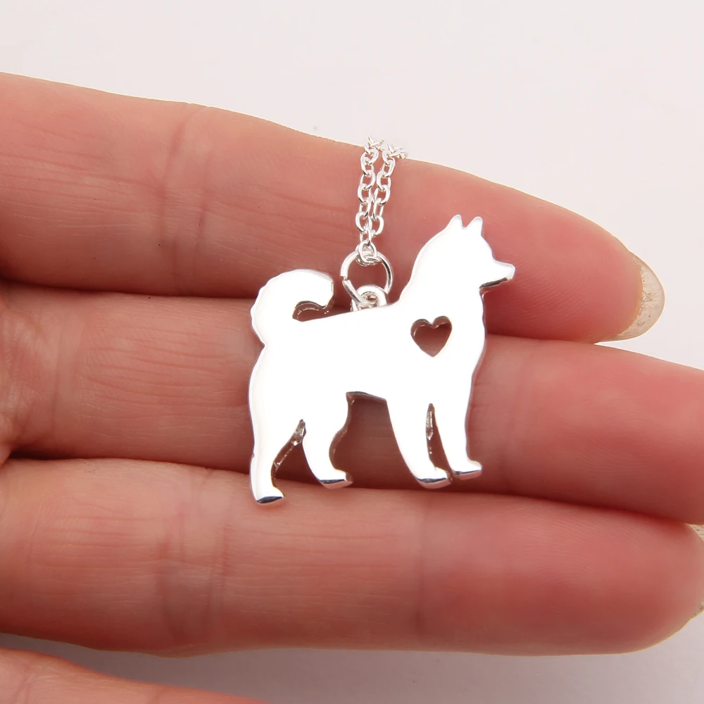 Изящное ожерелье с Е хаски собакой из сибирской Аляски маламуте Акита памятный
