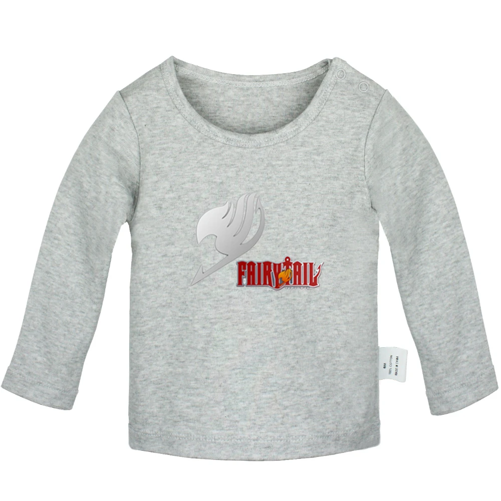 Halloween Cartoon Candy pumpkin Japanese anime Fairy Tail Newborn Baby T-Shirts Toddler Graphic Long Sleeve Solid color Tee Tops | Детская