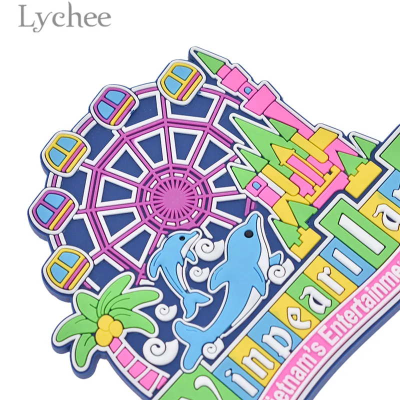 Lychee Life вьетнамский жемчужный остров ветряная мельница магнит на холодильник