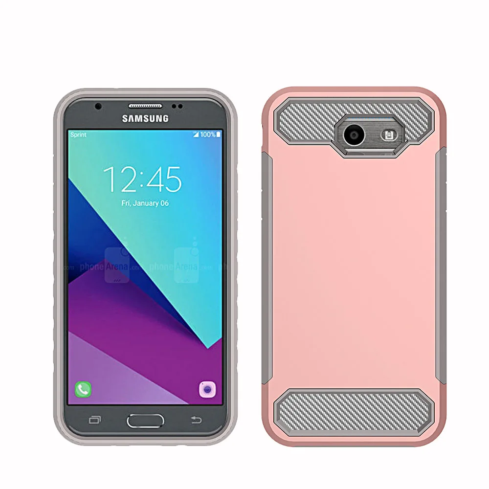 Двухслойный ТПУ и ПК Прочный чехол противоударный для Samsung Galaxy J3 Emerge/J3 2017/J3 Prime/Express
