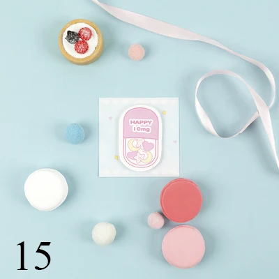 30 шт милые канцелярские наклейки s Kawaii Единорог наклейки для торта пуля бумага для журнала стикер для детей DIY Скрапбукинг ежедневник, альбомы - Цвет: 15