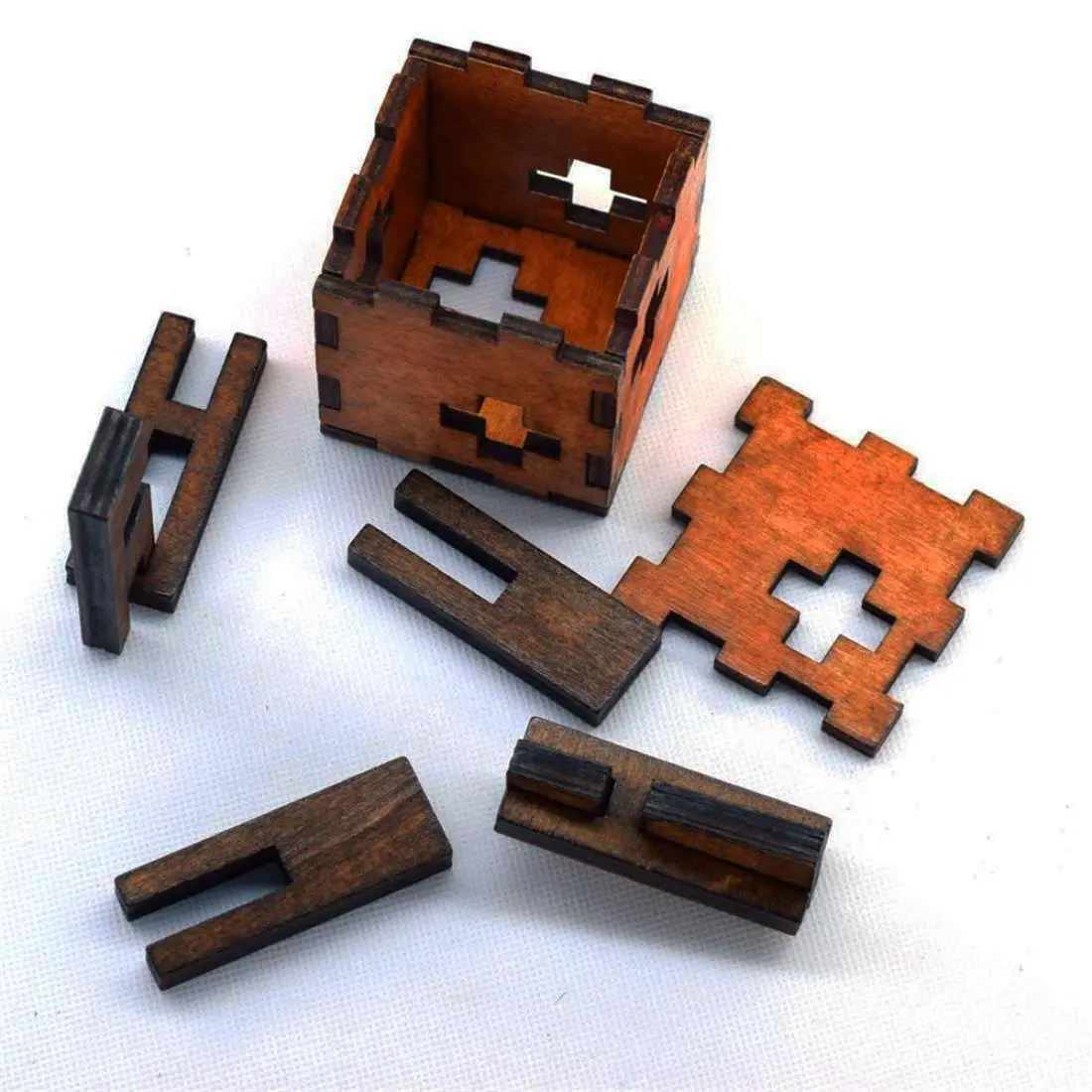 Деревянная интеллектуальная игрушка, Китайская головоломка, игра 3D IQ головоломка для детей и взрослых(м