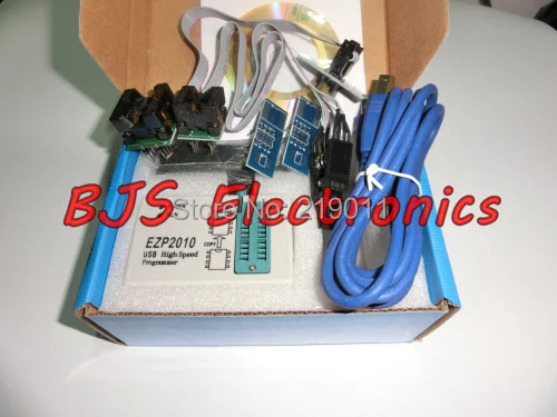 Бесплатная доставка EZP2010 высокоскоростной USB SPI программатор + 4 Адаптеры sop8 зажим