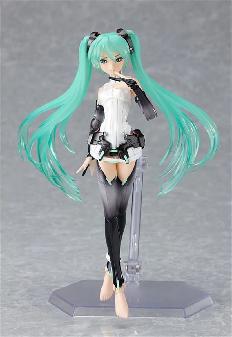 Хит продаж Аниме Vocaloid Hatsune Miku Figma ПВХ 5 дюймов коллекция хобби передвижная кукла