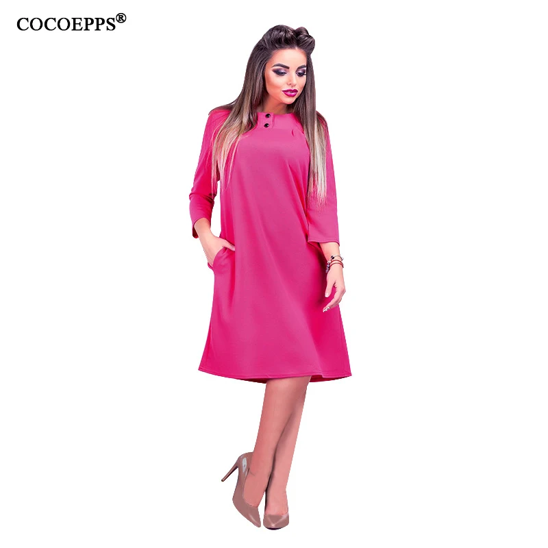 Женское офисное платье с карманами средней длины|summer office dress|office dressdress with pockets |