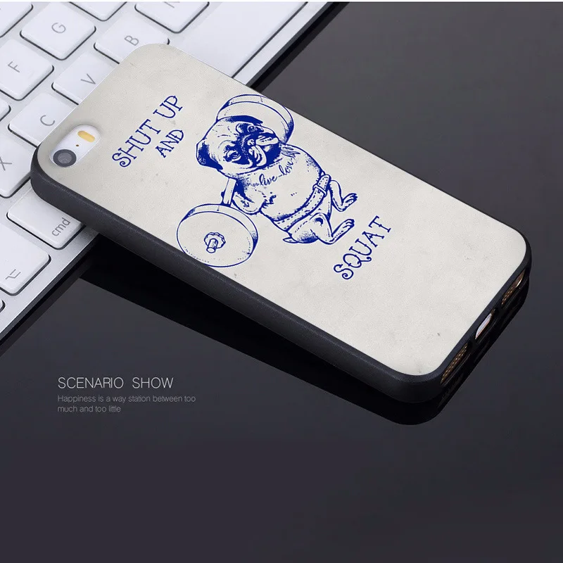 MaiYaCa Французский бульдог Coque Основа Чехол для iPhone 8 7 6 6 S Plus X XS XR XSMax 5 5S SE черный чехол для телефона чехол