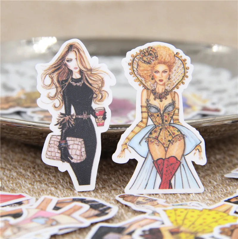 Стильные и красивые бумажные стикеры 29 шт./лот наклейки для телефона автомобиля