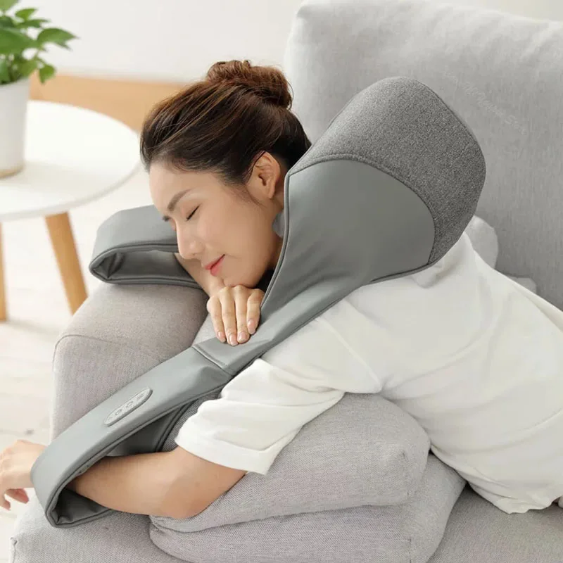 Xiaomi Mijia LF U Shape Electrical Shiatsu Back 3D Neck Shoulder Body Massager PTC Heated Kneading Car/Home Massagem