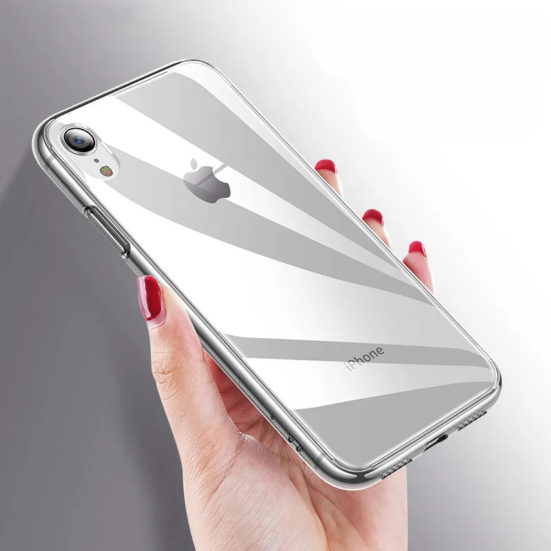 LOLEDE чехол для iPhone Xs Max Xr Xsmax Coque ультра тонкий прозрачный мягкий из ТПУ/силикона