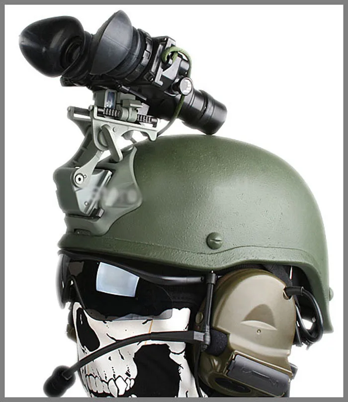 Страйкбол носорог крепление на руку Военная Тактическая Боевая NVG крепление ночное видение очки PSV-7 или PSV-14 ночное видение шлем аксессуары