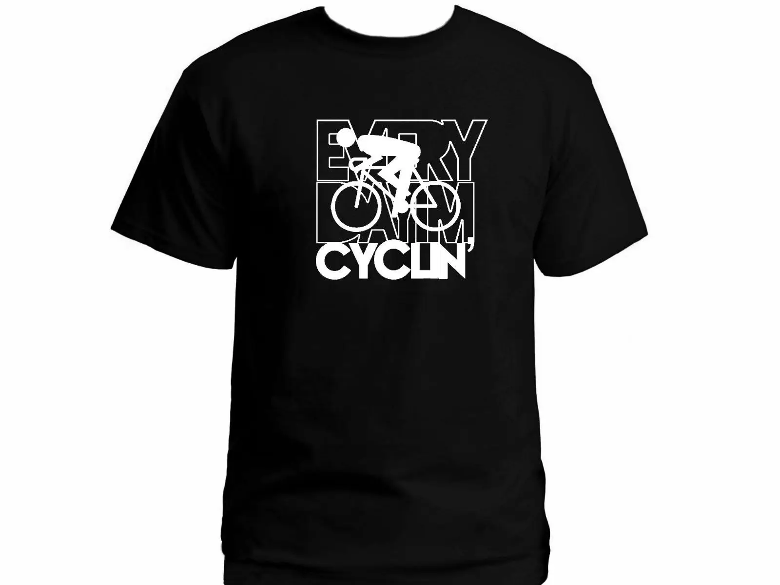 

Повседневная забавная графическая футболка I'm cycli с карикатурой на велосипеде, летний костюм, повседневные хлопковые топы в стиле хип-хоп, ф...