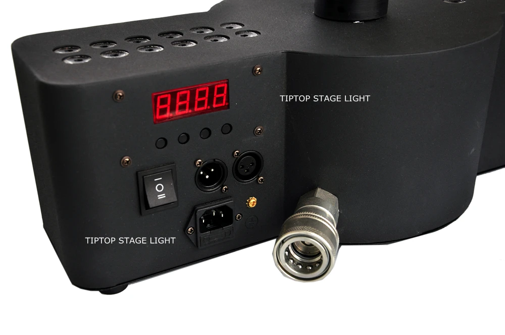 TIPTOP Высокое качество 24X3 Вт Led Co2 струйный сценический светильник ing эффект DMX контроль Американский DJ CO2 дым клуб диско Настольный светильник крио устройство