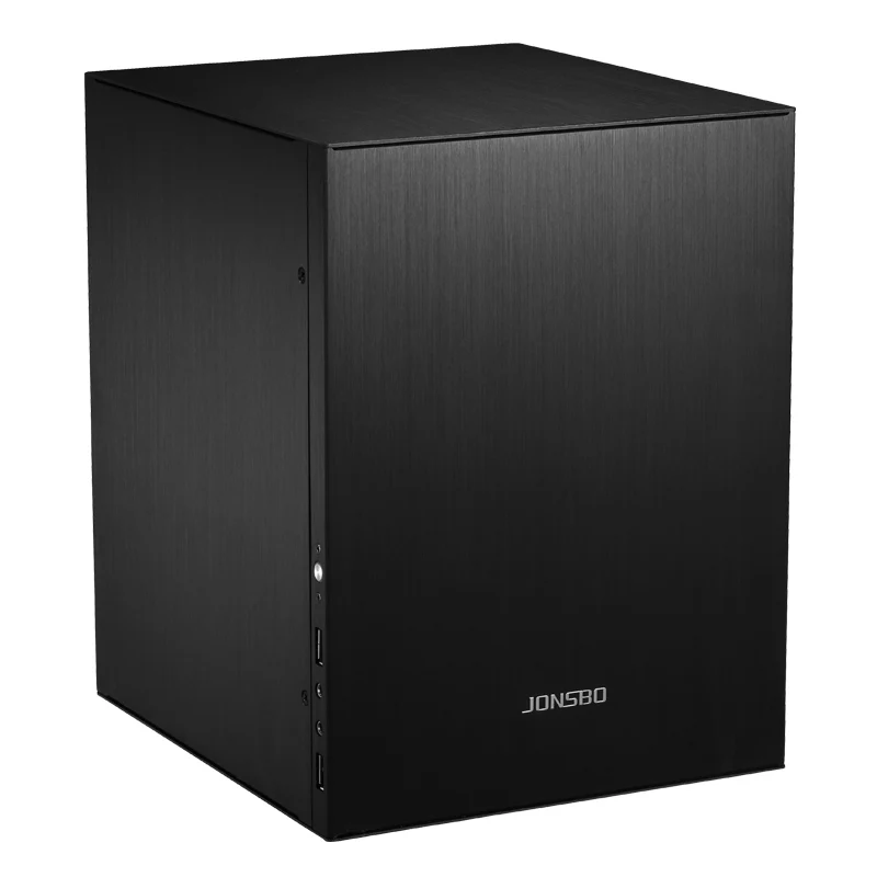 Серебристый алюминиевый чехол Jonsbo C2 для компьютера Mini ITX MATX Micro Atx USB3.0 игровой