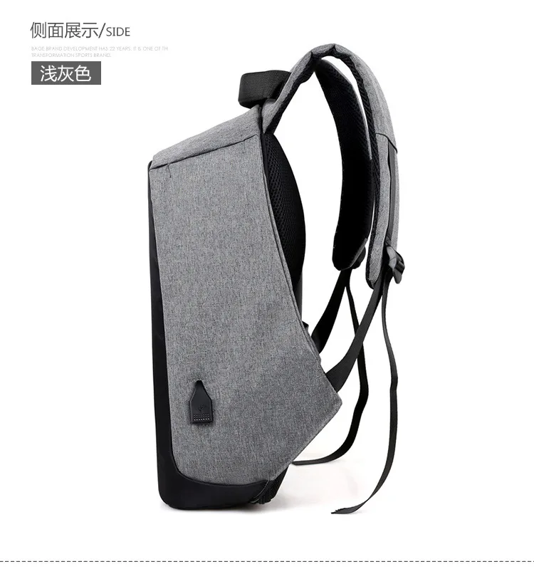 Рюкзак мужской для ноутбука с USB зарядкой и защитой от кражи|backpack business|backpack