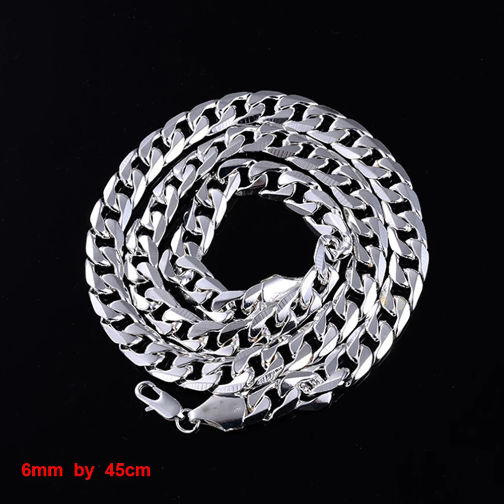 Подарки нежный гладкий прохладный украшения Geometry Мужская цепочка ожерелье