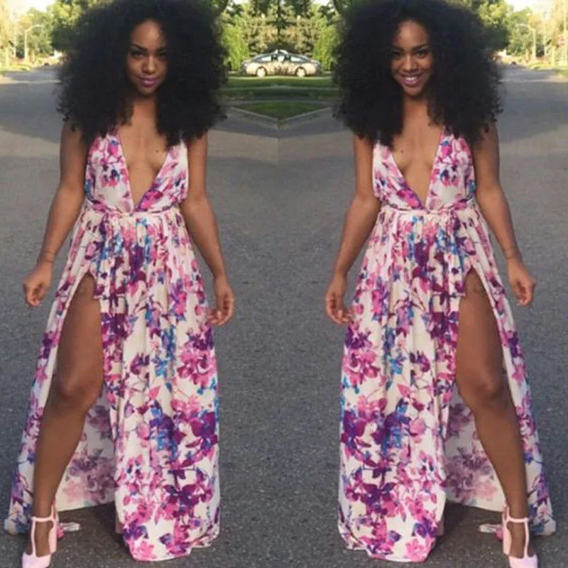 Платье-макси для матери и дочки с цветочным принтом | Мать ребенок