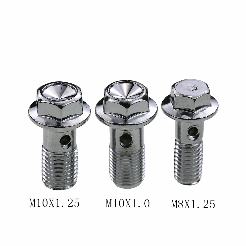Тормозной суппорт для мотоцикла, банджо, болты, винты, гвозди, M10 X 1,25 мм1 мм, 10 шт., прокладки для тормозного шланга, главный цилиндр Honda Yamaha (art.: 7a02dc09e) - 7a02dc09e
