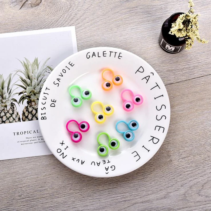 5 шт. детская игрушка головоломка с пальцами Детские вечерние кольца большими