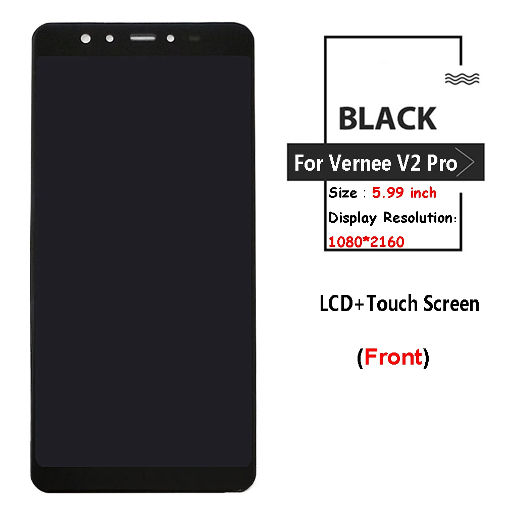 ЖК дисплей и тачскрин для Vernee V2 Pro 5 99 дюйма 100% оригинал протестированный