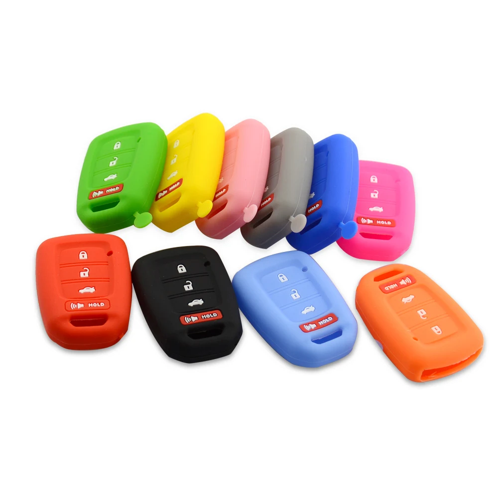 Новый стильный силиконовый резиновый чехол для автомобильного ключа Honda 2013 2014