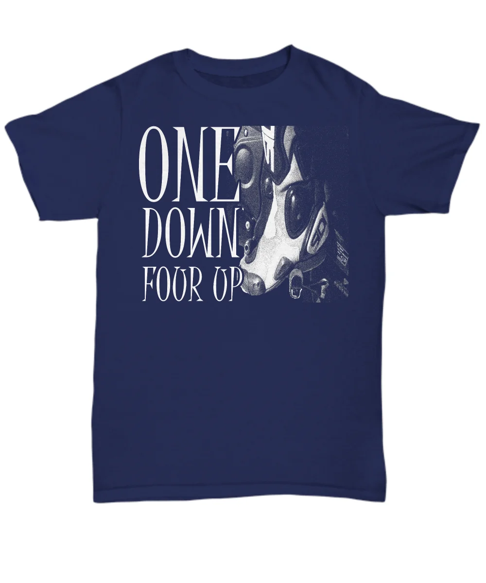 

2019 Hot Sale 100% Cotton One Down Four Up - Moto T-shirt - Unisex Tee Summer Style Tee Shirt