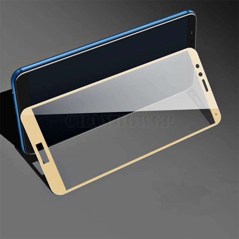 9 H клей полное покрытие из закаленного стекла для huawei Honor 7C AUM-L41 протектор экрана