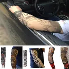Эластичные рукава с татуировкой, 1 шт., чулки унисекс, рукава Поддельные рукава для татуировки, временные поддельные слипоны, набор рукавов с татуировкой
