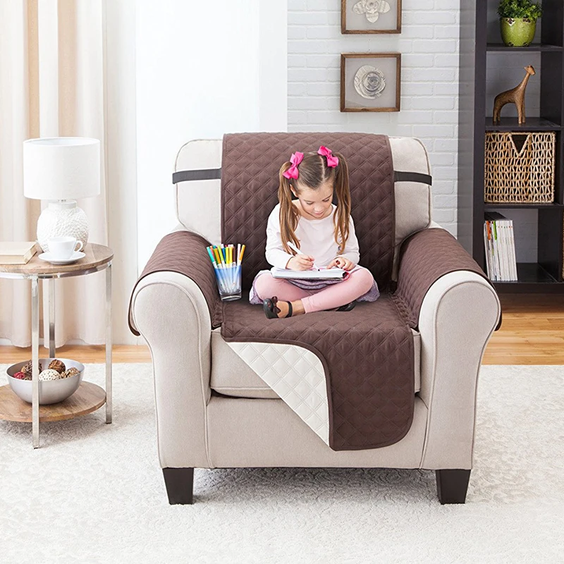 Пальто для дивана Оригинальное реверсивное покрывало мебель протектор