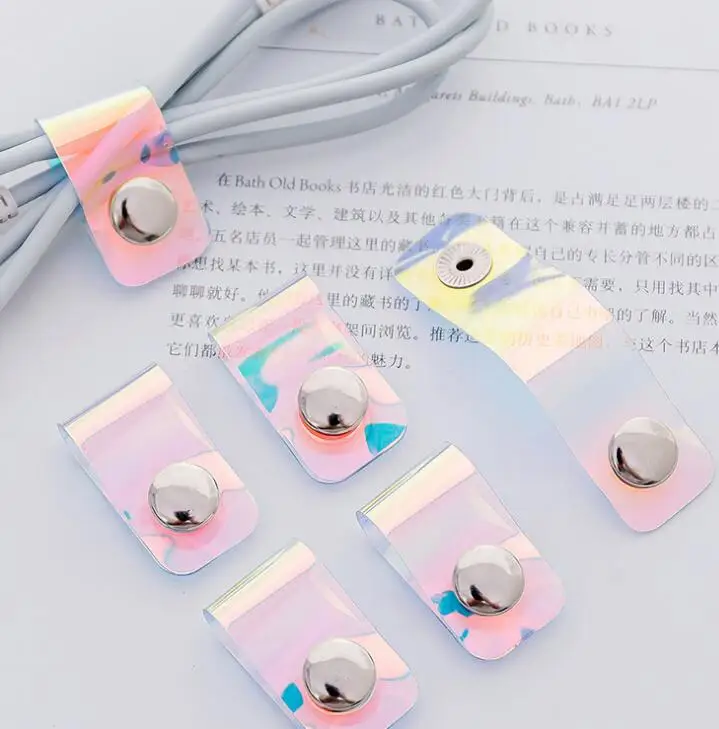 Портативный шнур с USB кабелем чехол из ПВХ для наушников корейский провод