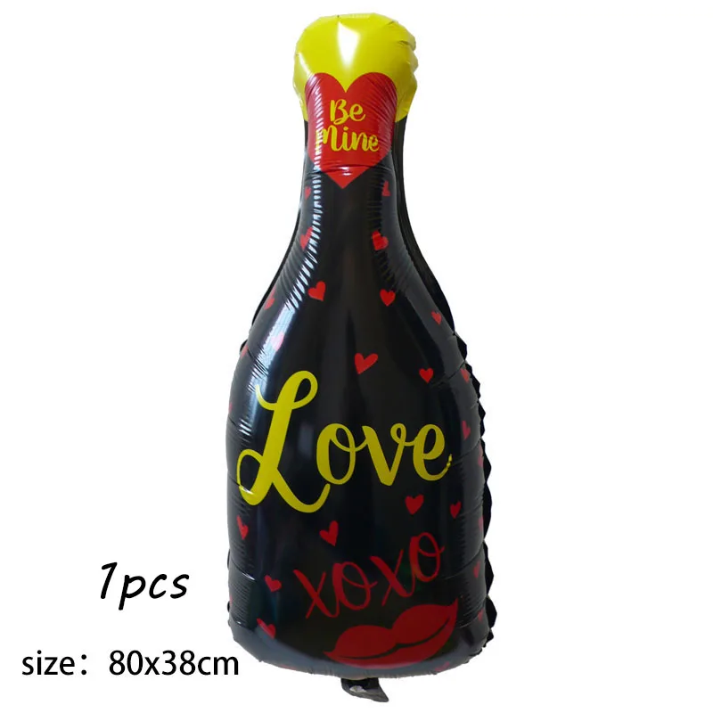 xoxo bottle Воздушные шары из фольги в форме кактуса, вечерние украшения, декоративный шар в виде Пустыни на день рождения, Свадебные Летние вечерние принадлежности в мексиканском стиле на день рождения - Цвет: xoxo bottle
