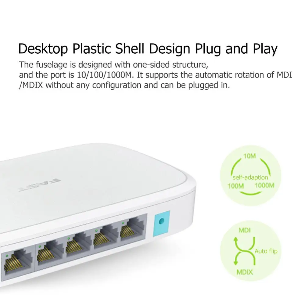 FSG105M 5 Порты и разъёмы/8 Порты и разъёмы высокое Скорость RJ45 1000 M Gigabit Ethernet-коммутатор Fast Ethernet сетевой коммутатор сплиттер