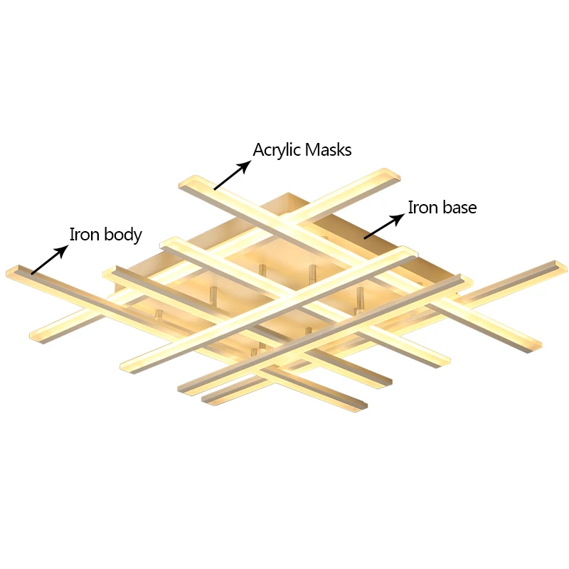 Потолочные светильники с поверхностным креплением современные светодиодный для