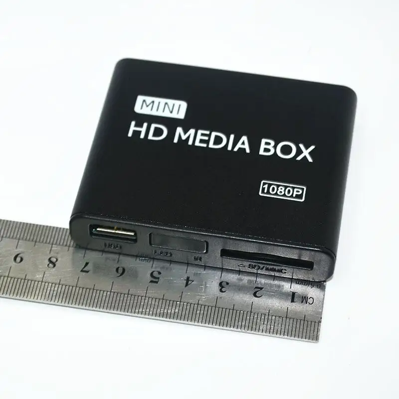 Полный HD1080P мини media player MKV/H.264/rmvb SD/MMC USB2.0 хост внешний hdd медиа плеер с адаптеры
