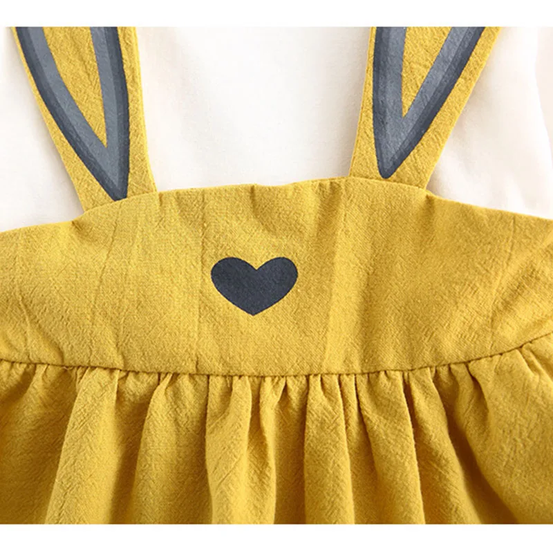 Детское хлопковое платье с длинным рукавом осень 2017 | Детская одежда и обувь