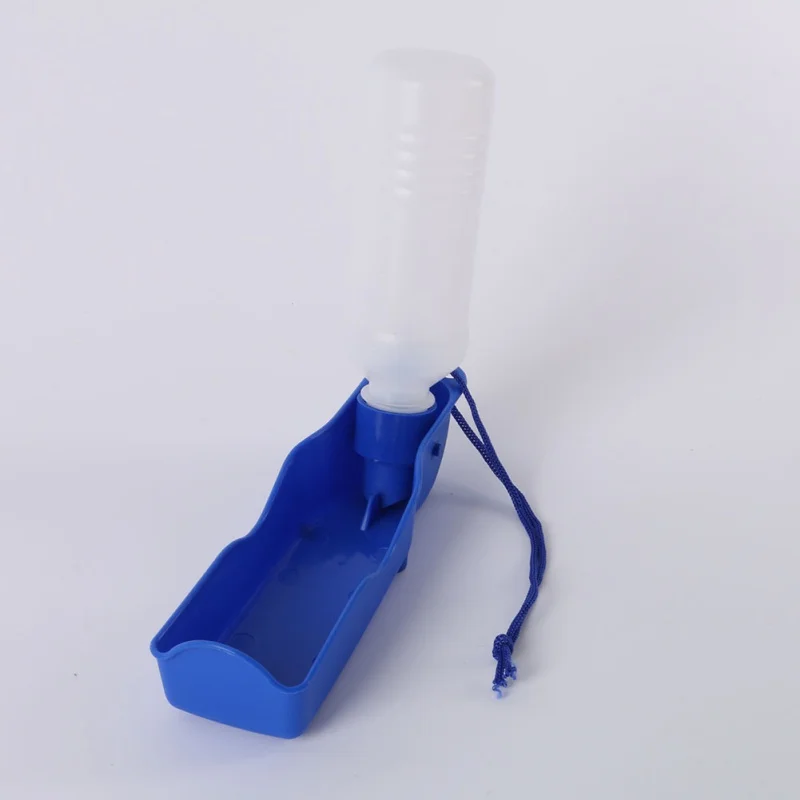 

Out portable pet dog drink daily travel kettle pet dog kettle with 500ml 250ml trumpet groove New