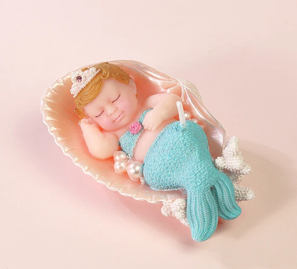 

Silicone Mold Soap,sugar Craft Tools,chocolate Moulds,bakeware Sleeping Baby Mold Mermaid Candle Mould Rubber PRZY Eco-friendly