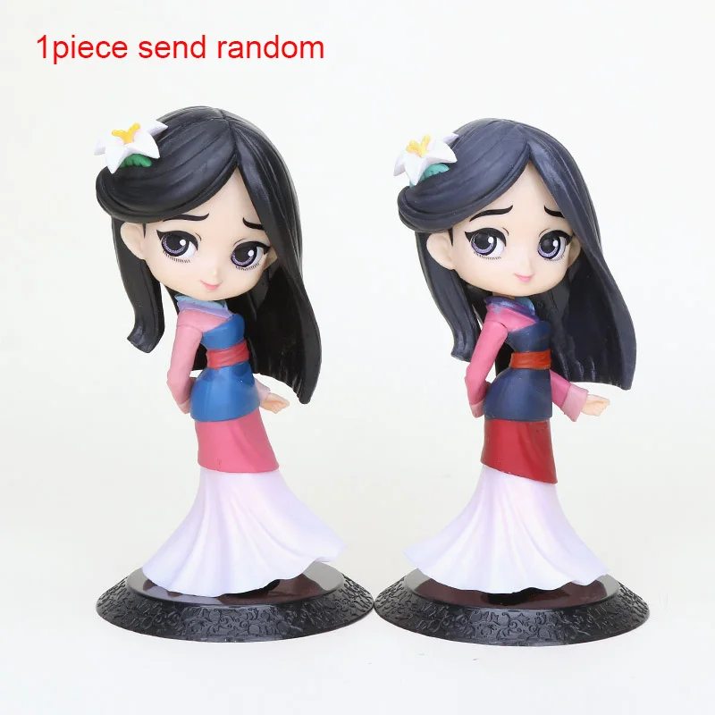 mulan opp bag 11 см Q posket принцесса фигурка игрушка принцесса Мулан qposket ПВХ фигурка модель игрушки - Цвет: mulan opp bag