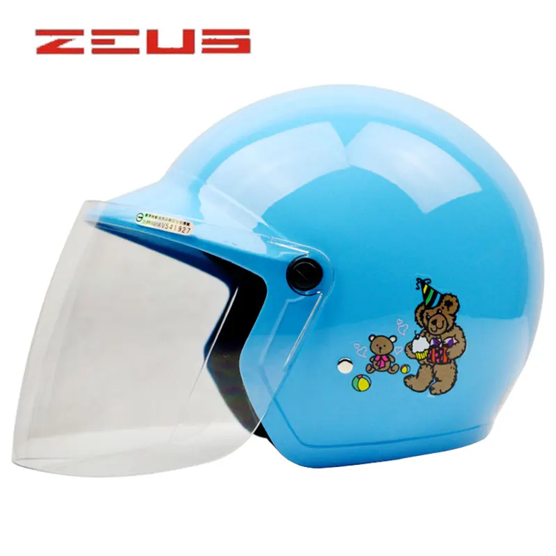 Детский мотоциклетный шлем ZEUS защитное снаряжение для детей мотоцикл гонки