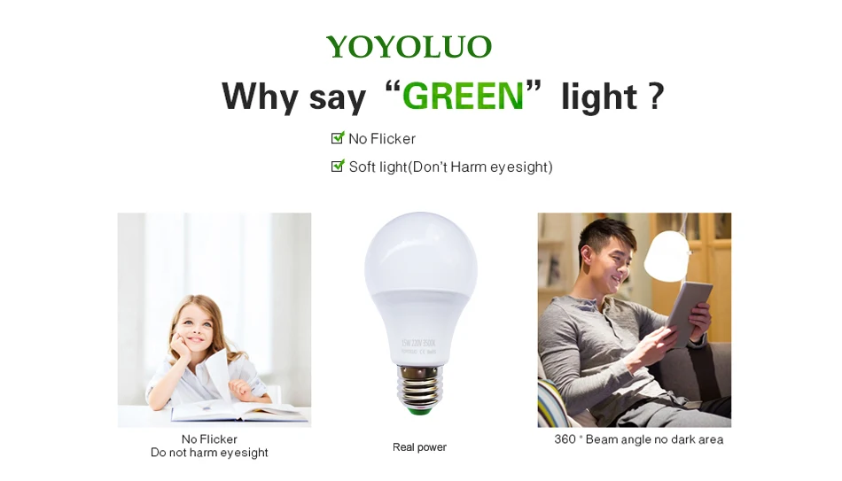 [Yoyoluo] светодиодный Лампа AC/DC 12V 24V 36V E27 3 Вт, 6 Вт, 9 Вт, 12 Вт, 15 Вт энергосберегающие лампы лампада 12 Вольт светодиодный светильник лампы для напольный светильник Инж