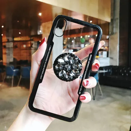 Для iPhone 12 X XR XS MAX 11 Pro 6 6S 7 8 Plus роскошный кронштейн подушки безопасности