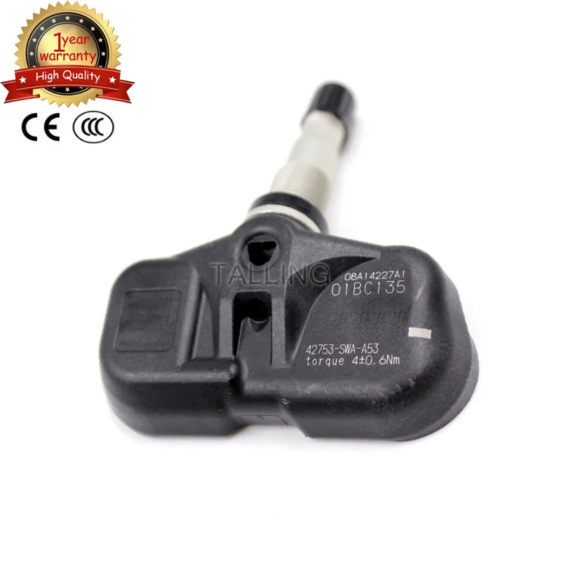 1x TPMS датчик давления в шинах для Honda Accord CRV подходит автомобильной сигнализации