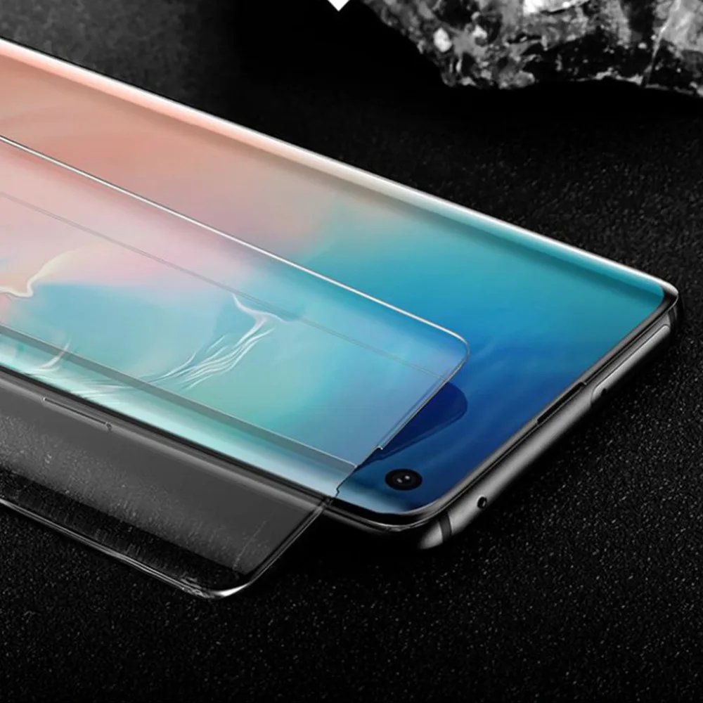 Для samsung Galaxy S10 S10e S10+ закаленное стекло изогнутое полное Защитное стекло для Galaxy S 10 Plus Защитная пленка для экрана