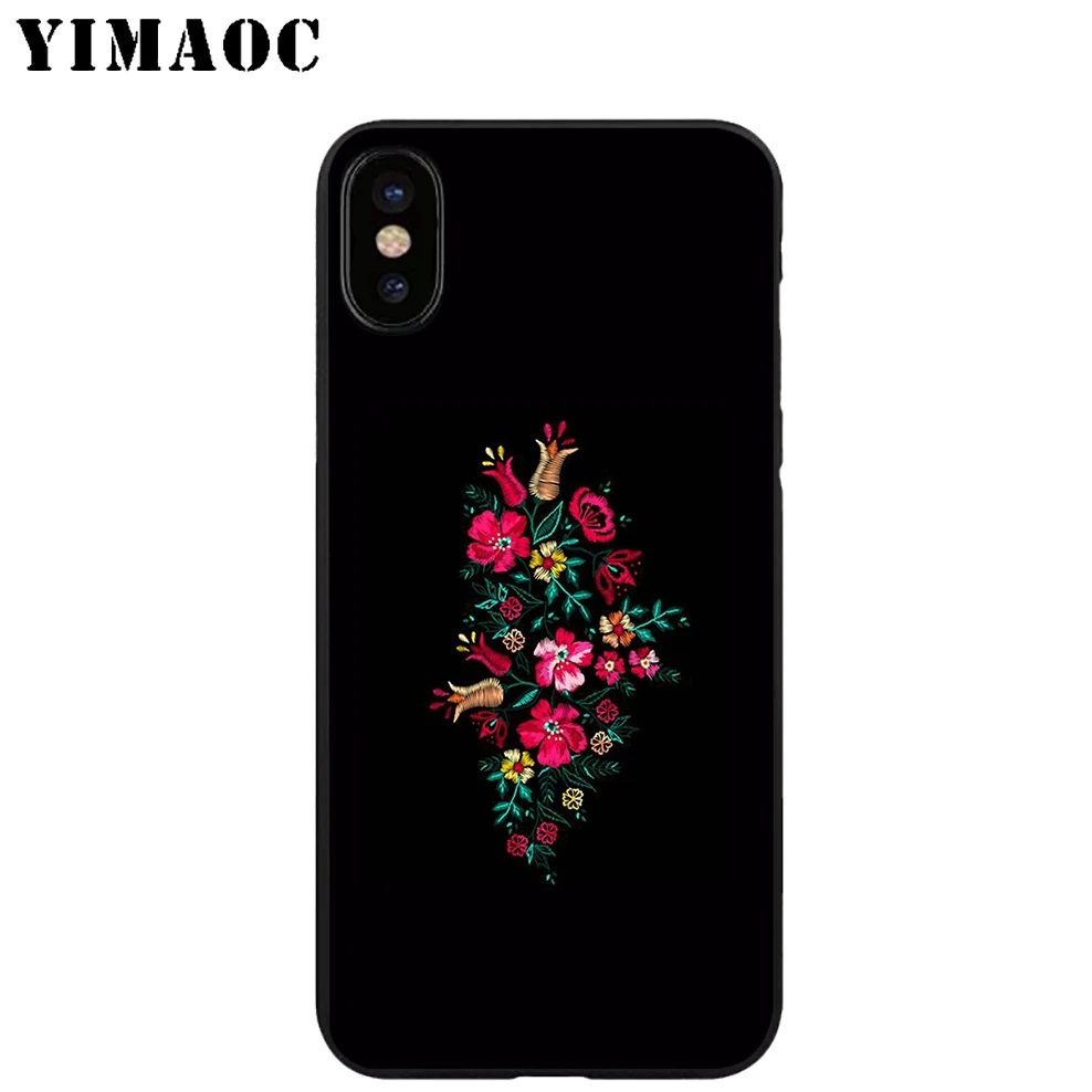 YIMAOC перо волк карта дерево Мягкий ТПУ Черный силиконовый чехол для iPhone X или 10 8 7 6